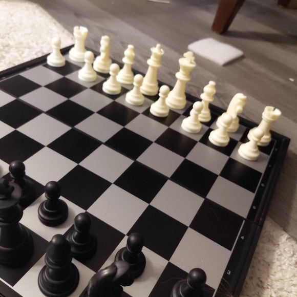 Magnetic Chess and Checkers Boardgame - Picture 6 of 9